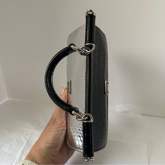 Dolce & Gabbana Sicily Double-face Top-Handle Bag Black & Sliver Small - Picture 12 of 12